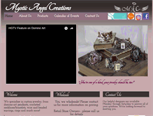 Tablet Screenshot of mysticangelcreations.com